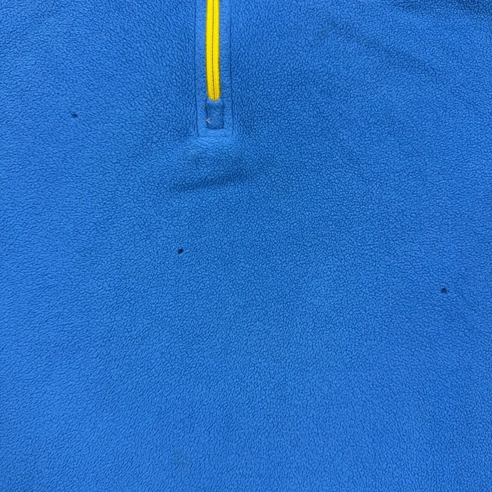 The North‎ Face Pullover Fleece Quarter Zip Polartec Classic Blue Mens L READ